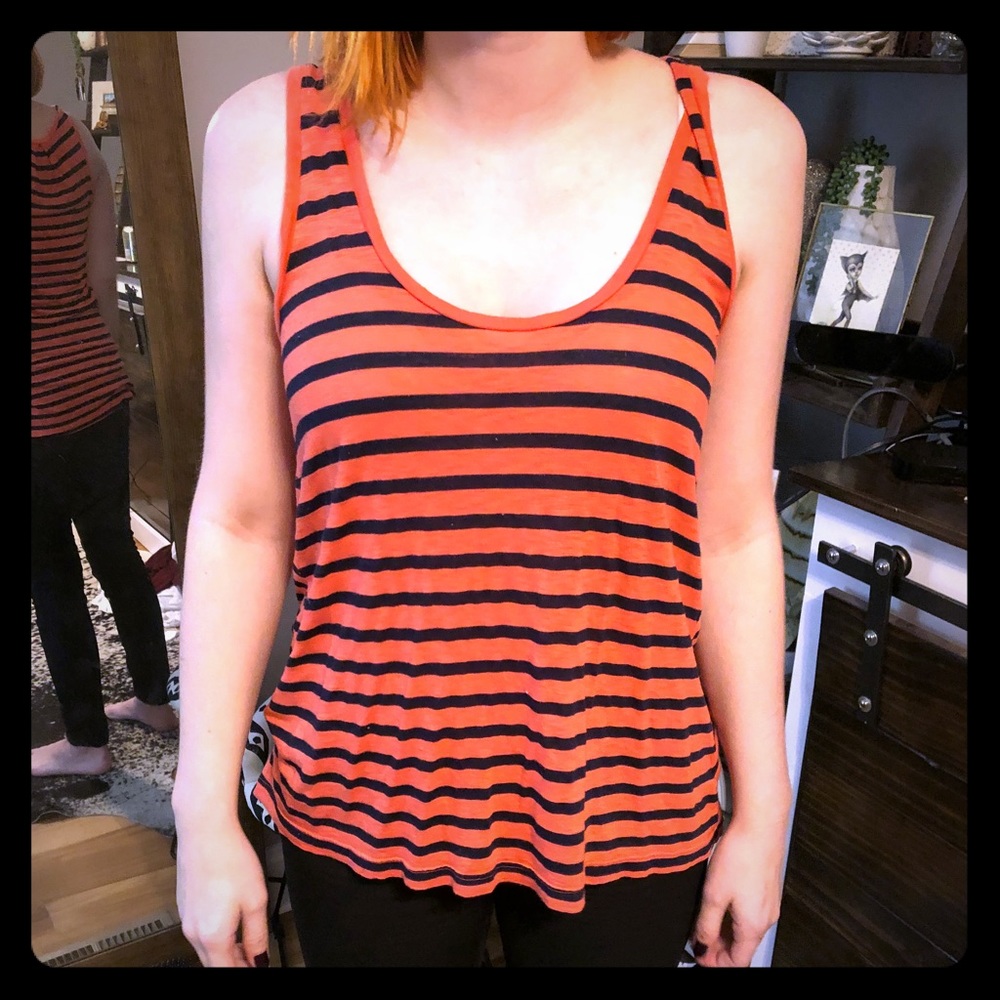 Striped comfy oversized tank!
